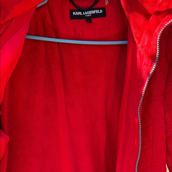 Karl Lagerfeld Vibrant Red Jacket - Picture 10 of 12
